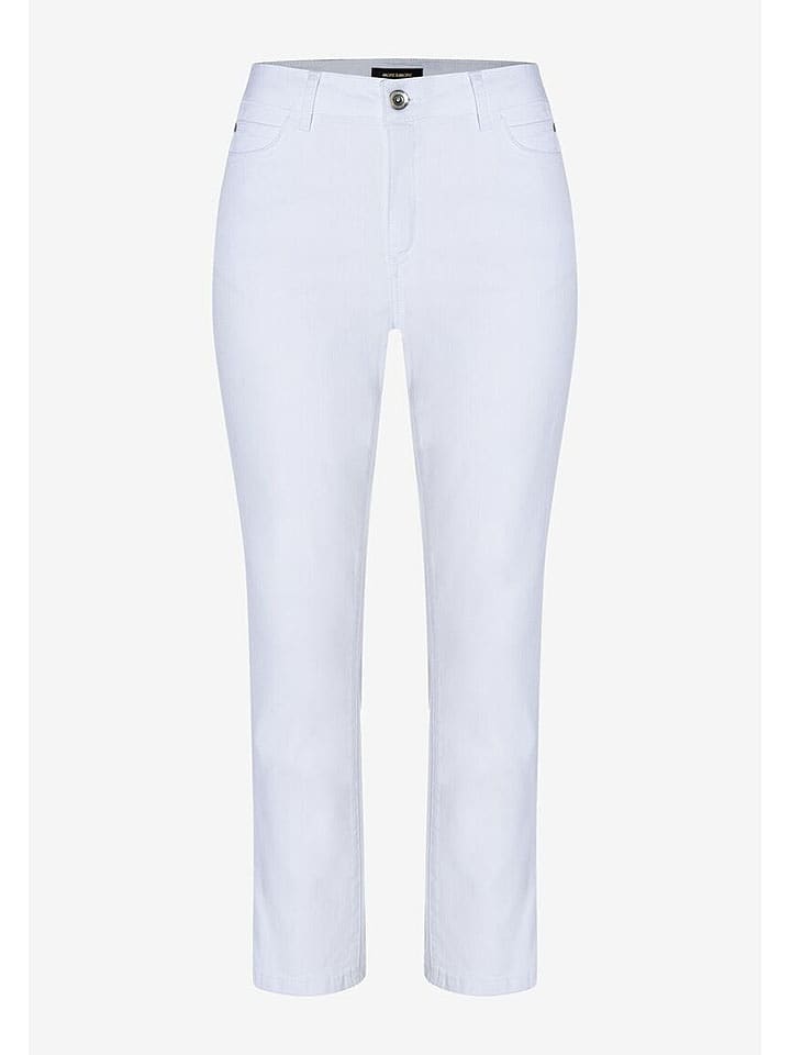 More & More Dżinsy - Slim fit - w kolorze białym rozmiar: 46