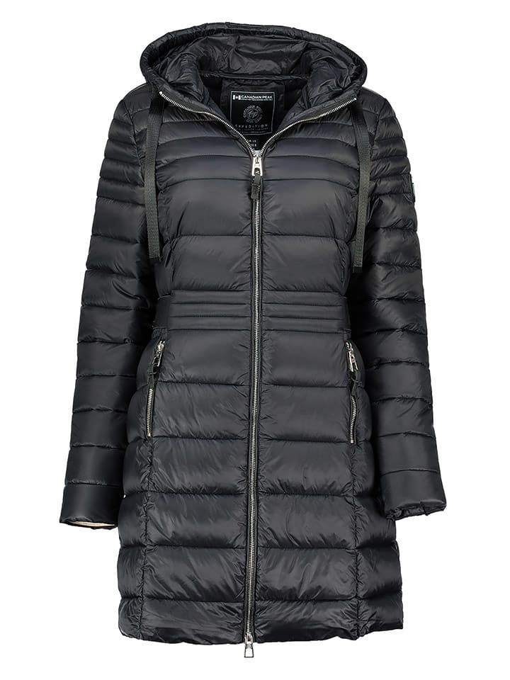 Canadian Peak Płaszcz pikowany "Beyeak" w kolorze czarnym rozmiar: XL
