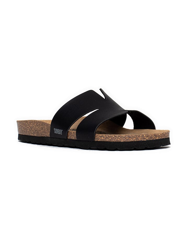 Sunbay Klapki "Jeel" w kolorze czarnym rozmiar: 36