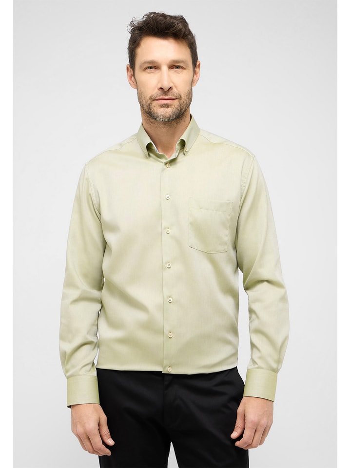 Eterna Koszula - Modern fit - w kolorze zielonym rozmiar: 40