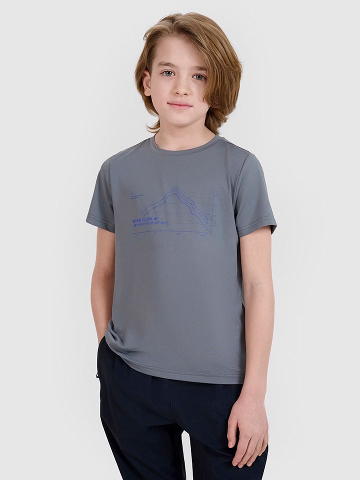 4F Koszulka w kolorze szarym rozmiar: 146/152