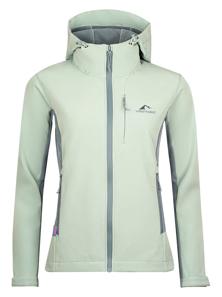 Westfjord Kurtka softshellowa "Eldfjall XT" w kolorze miętowym rozmiar: L