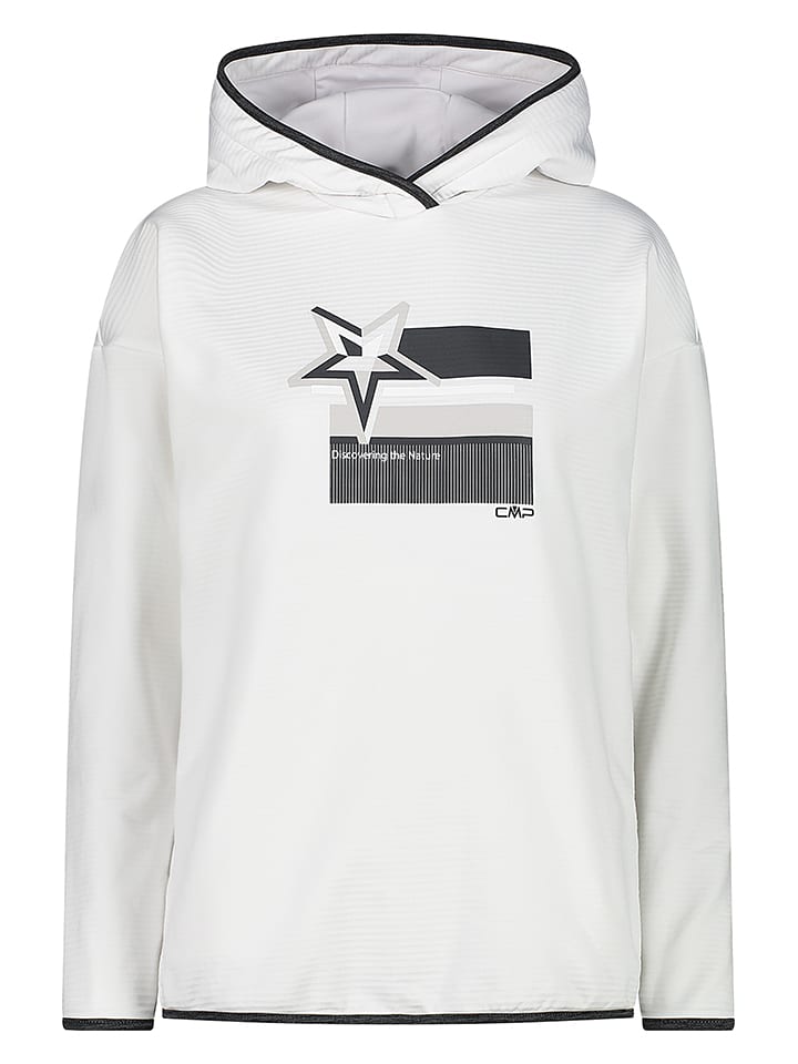 CMP Bluza polarowa w kolorze białym rozmiar: 36