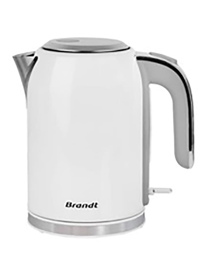 Brandt Czajnik elektryczny w kolorze srebrno-białym - 1,7 l rozmiar: onesize