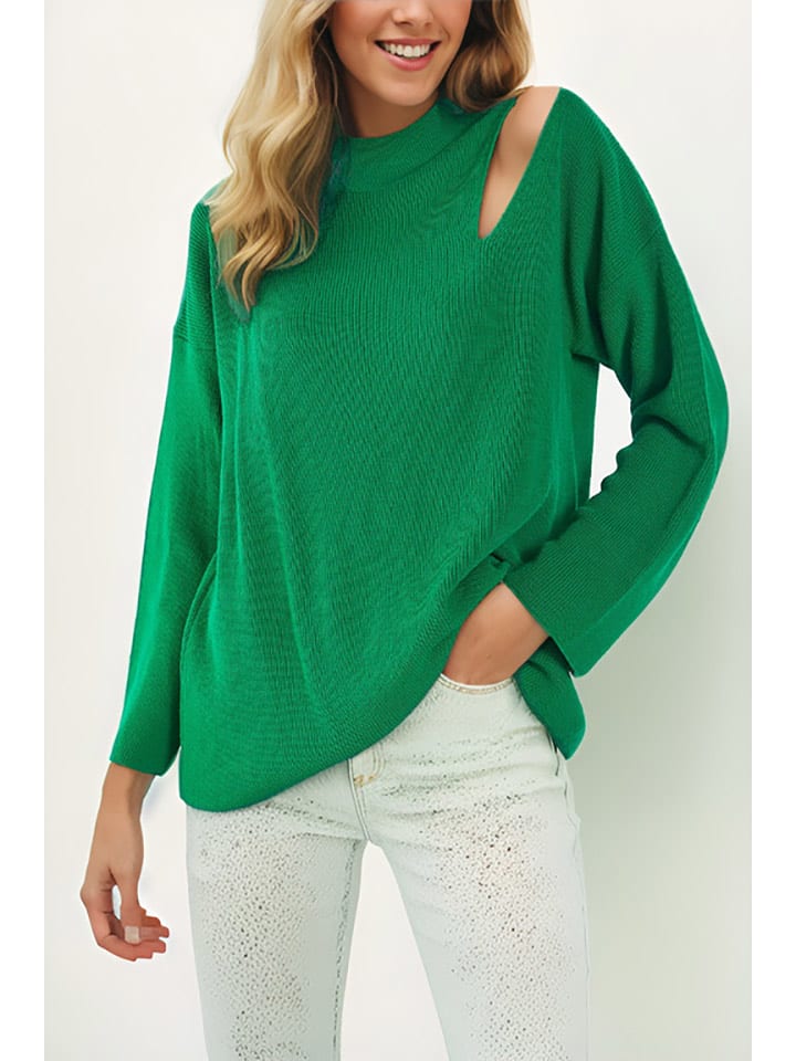 LA Angels Sweter w kolorze zielonym rozmiar: XL