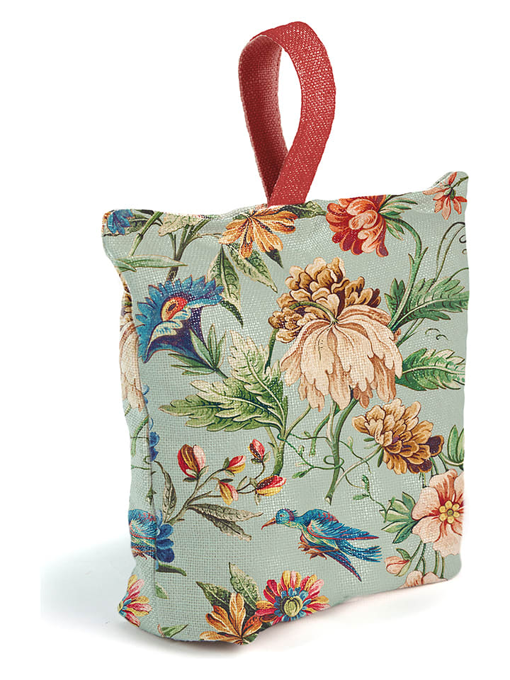 Madre Selva Stoper "Amazonia" w kolorze błękitnym ze wzorem do drzwi - 22 x 22 x 10 cm rozmiar: onesize