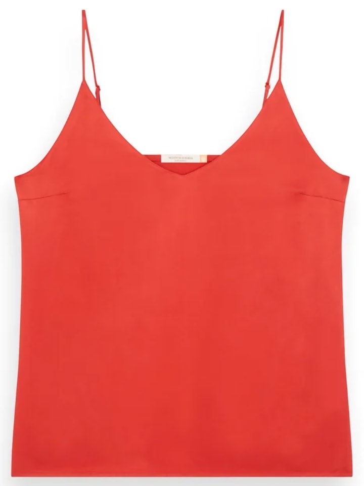 Scotch & Soda Top w kolorze czerwonym rozmiar: XS