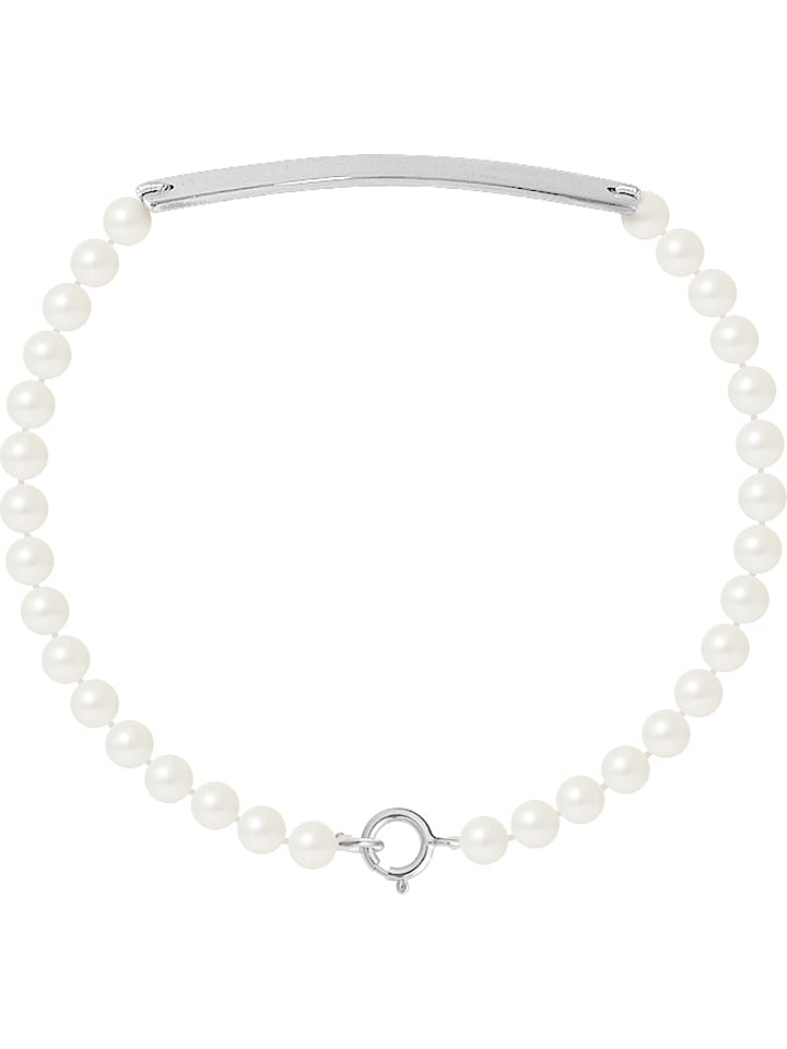 Pearline Bransoletka "Love Gourmette" z perłami w kolorze białym rozmiar: onesize