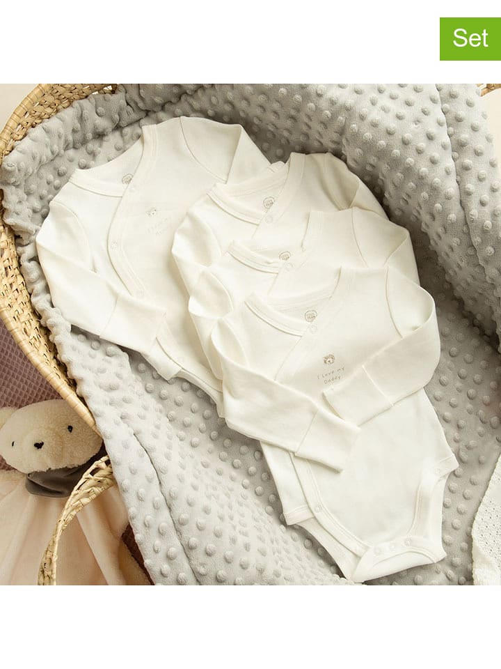 COOL CLUB Body (4 szt.) w kolorze kremowym rozmiar: 62