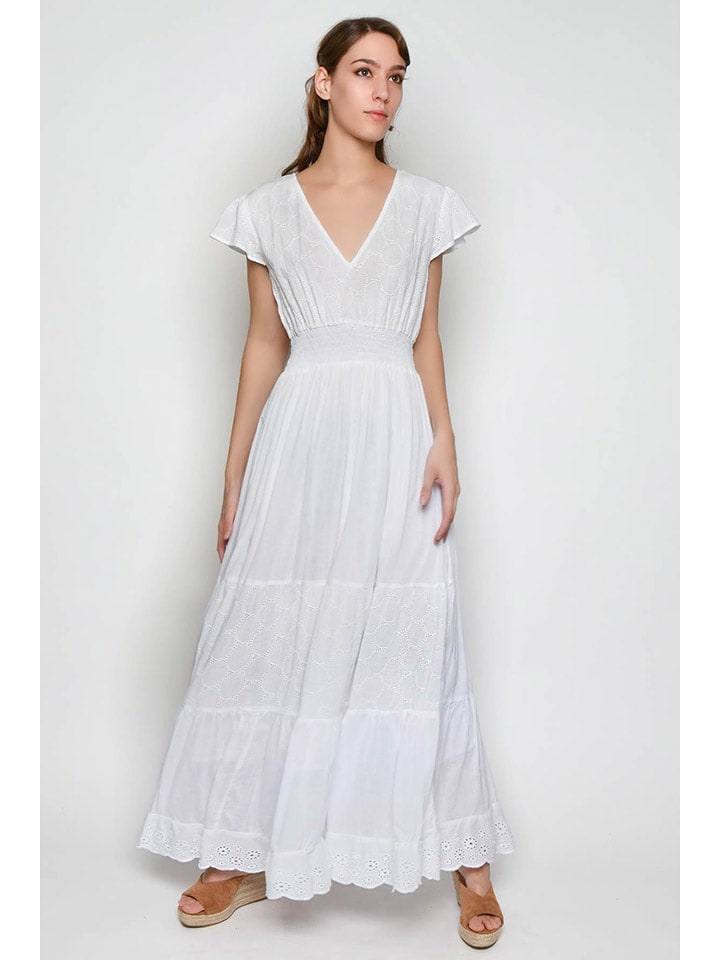 Tarifa Sukienka w kolorze białym rozmiar: XL