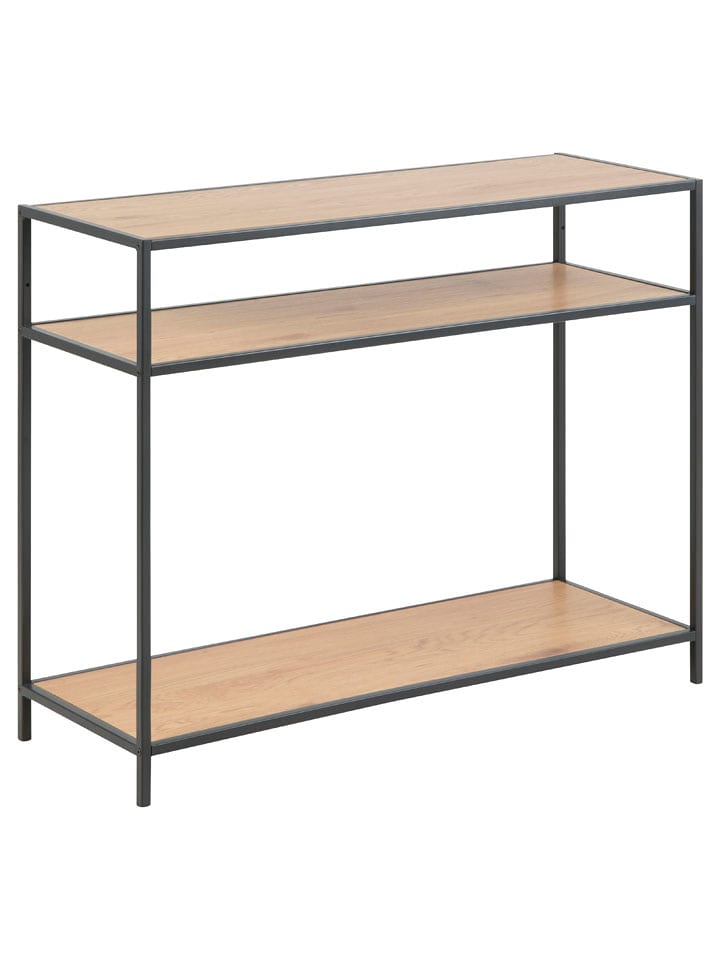 Actona Konsola "Seaford" w kolorze beżowo-czarnym - 100 x 79 x 35 cm rozmiar: onesize