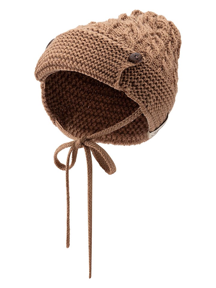 Sterntaler Czapka w kolorze jasnobrązowym rozmiar: 47 cm