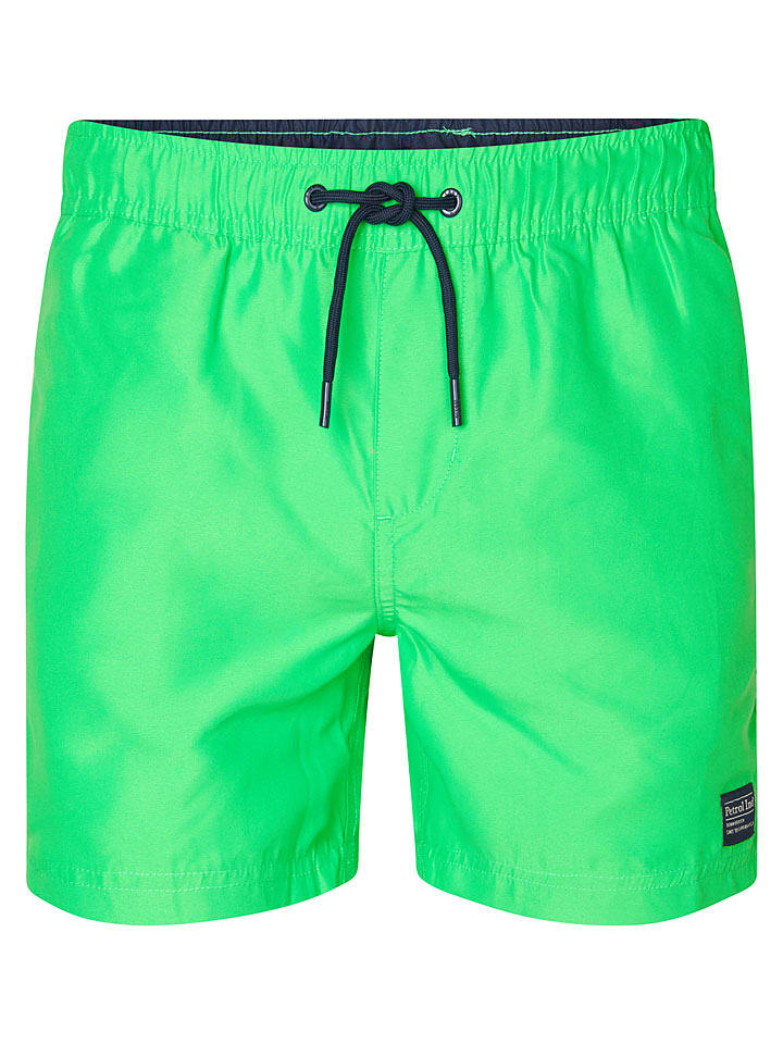 Petrol Industries Szorty kąpielowe w kolorze zielonym rozmiar: M
