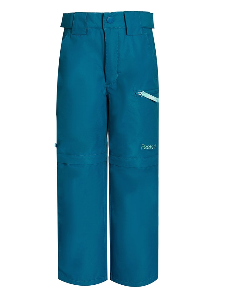 Peek U Spodnie trekkingowe Zipp-Off "Terra" w kolorze niebieskim rozmiar: 140