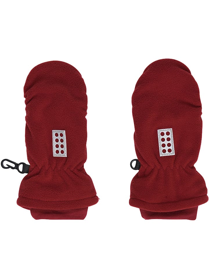 LEGO Rękawiczki polarowe ''Lwanvik 703'' w kolorze czerwonym rozmiar: 98/104