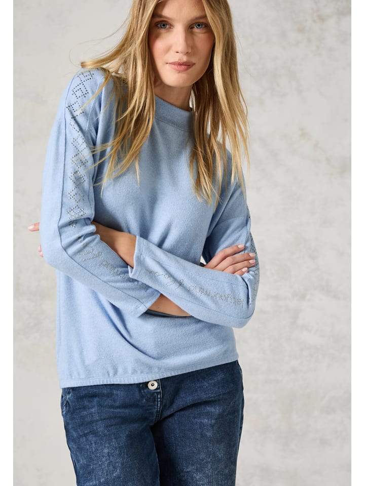 Cecil Sweter w kolorze błękitnym rozmiar: L