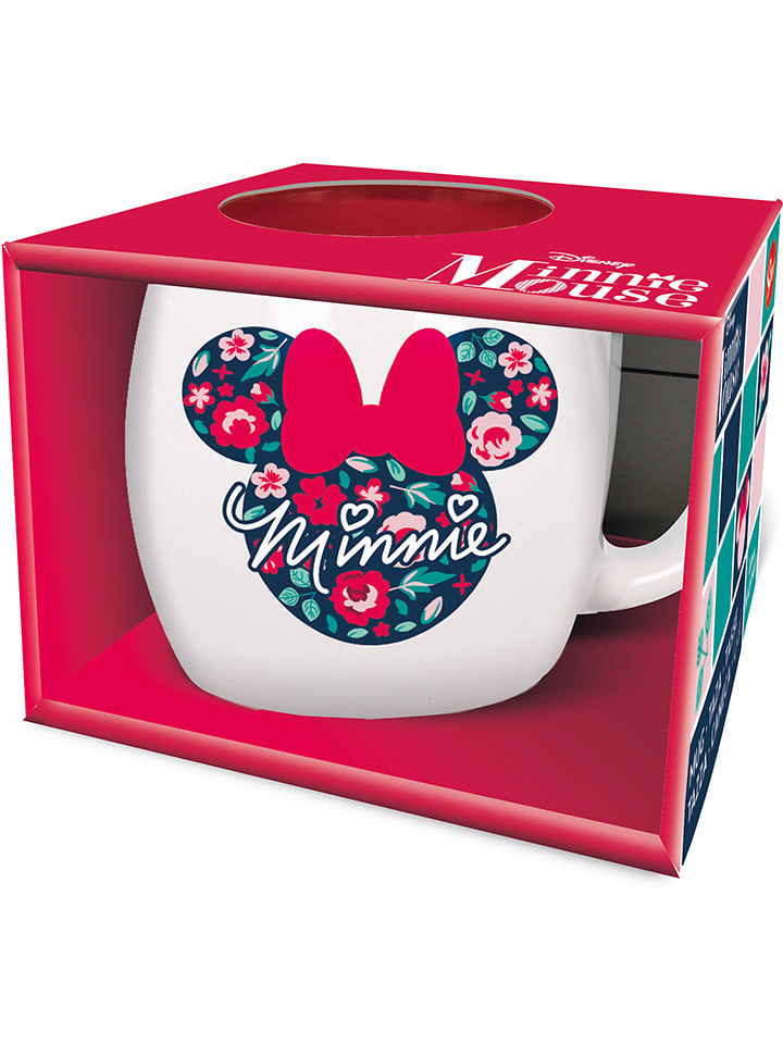 Stor Kubek "Minnie Mouse" w kolorze białym ze wzorem - 380 ml rozmiar: onesize