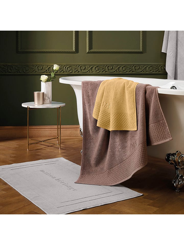 maison héritage PARIS Ręcznik kąpielowy w kolorze żółtym rozmiar: 100x150 cm