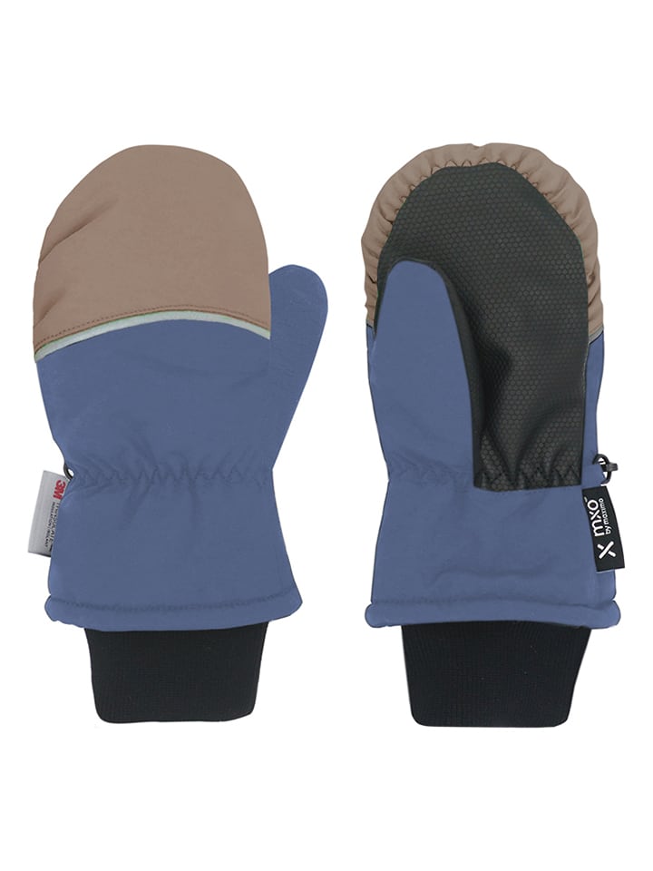 MaxiMo Rękawiczki funkcyjne w kolorze niebiesko-beżowym rozmiar: 4