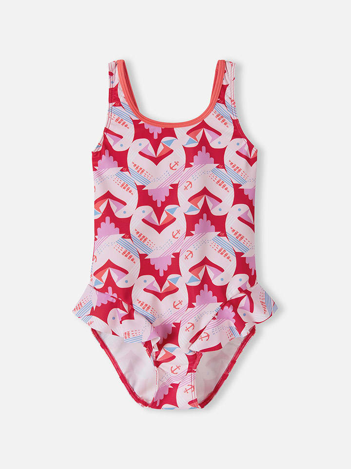 Reima Strój kąpielowy "Korfu" w kolorze jasnoróżowym rozmiar: 86