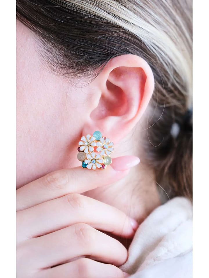 Lodie Silver Srebrne kolczyki-wkrętki z cyrkoniami rozmiar: onesize