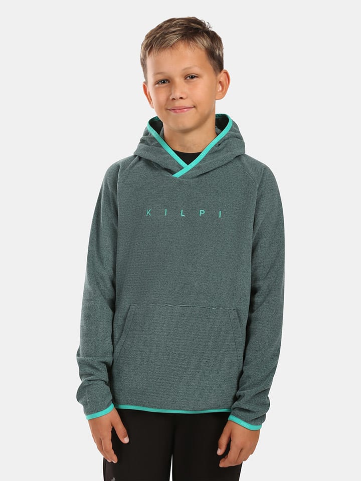 Kilpi Bluza polarowa "Flond" w kolorze zielonym rozmiar: 122