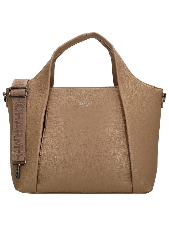 Charm Torebka "Mulberry street" w kolorze jasnobrązowym - 40,5 x 26,5 x 14 cm rozmiar: onesize