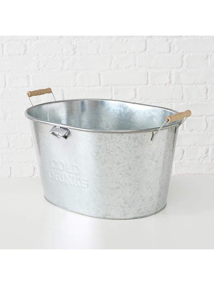 Boltze Chłodziarka "Cool" w kolorze srebrnym - wys. 30 cm rozmiar: onesize