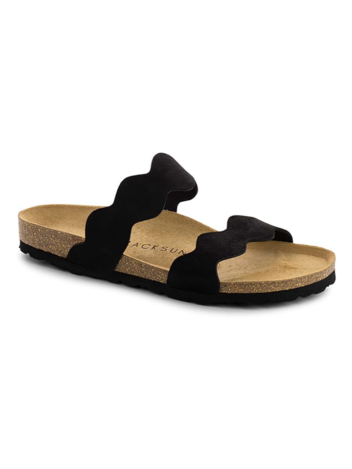 BACKSUN Klapki "Sechura" w kolorze czarnym rozmiar: 36