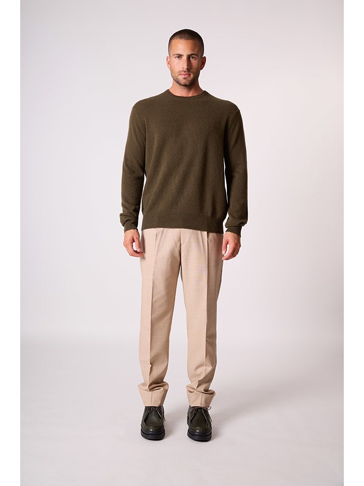 Perfect Cashmere Kaszmirowy sweter "Blake" w kolorze brązowym rozmiar: M