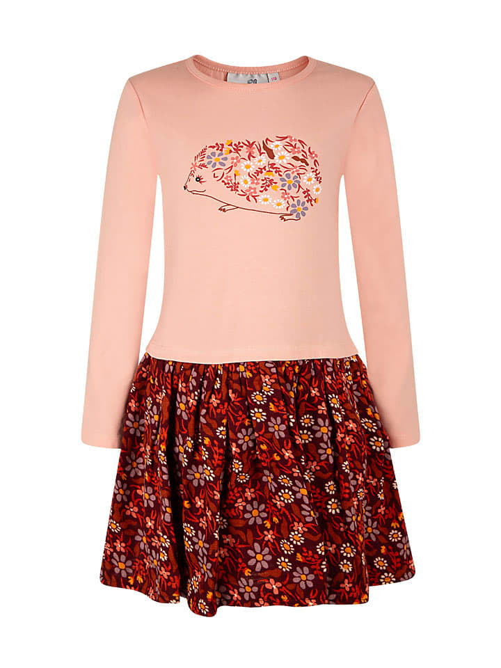 happy girls by Eisend Sukienka w kolorze jasnoróżowo-czerwonym rozmiar: 104