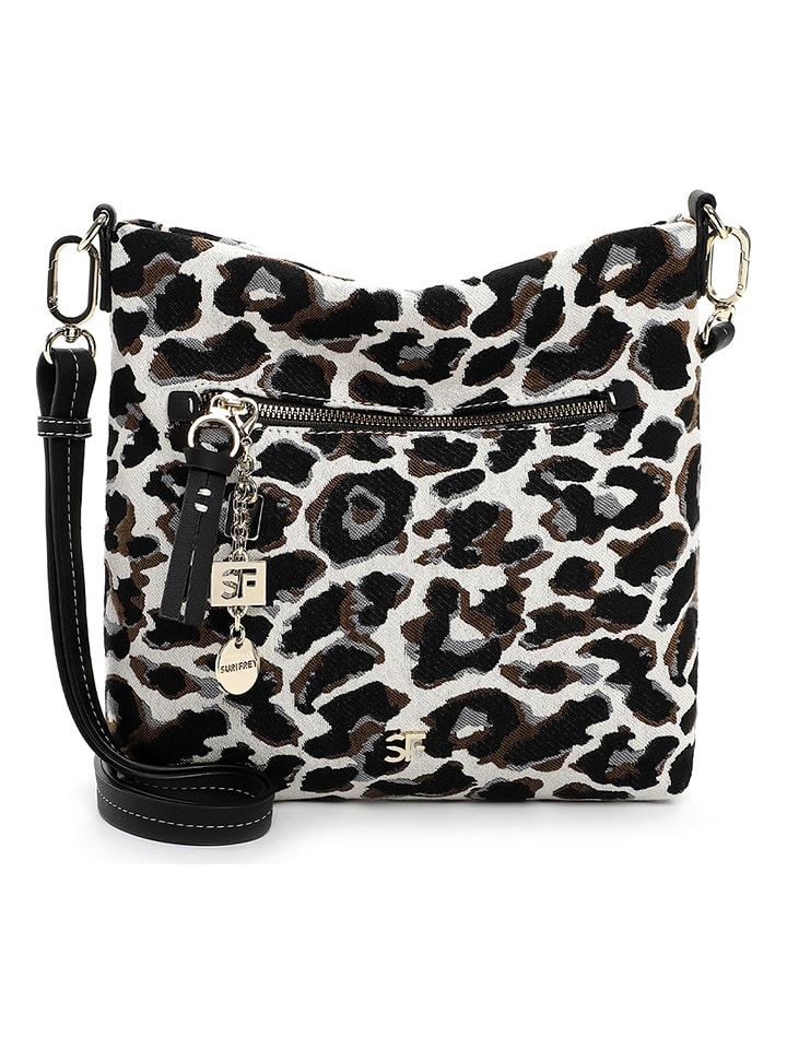 SURI FREY Torebka "Tammy" w kolorze kremowo-czarnym - 27 x 25 x 5 cm rozmiar: onesize