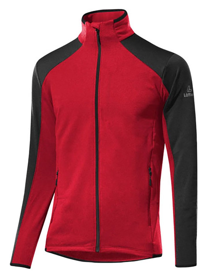 Löffler Kurtka polarowa "Tech-Stretch" w kolorze czerwono-czarnym rozmiar: 52