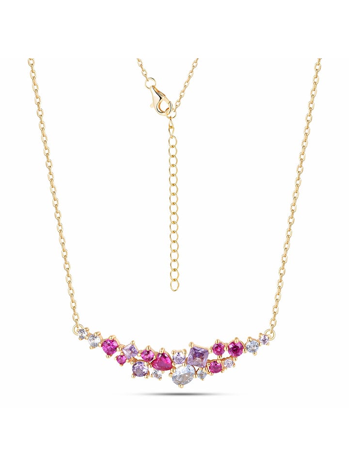 DI GIORGIO Pozłacany naszyjnik z elementem ozdobnym - dł. 40 cm rozmiar: onesize