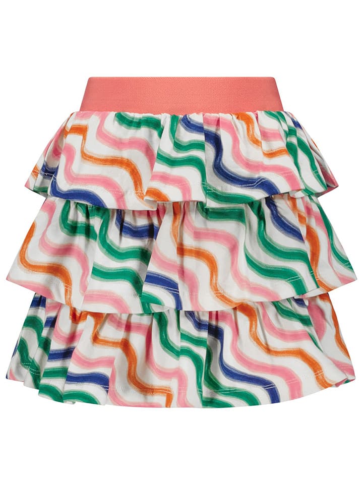 B.Nosy Spódnica w kolorze pomarańczowo-zielono-kremowym rozmiar: 122/128