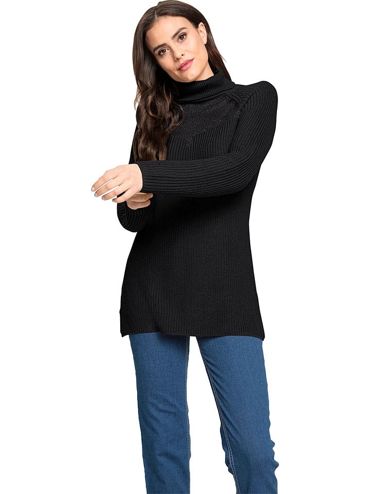 Heine Sweter w kolorze czarnym rozmiar: 36