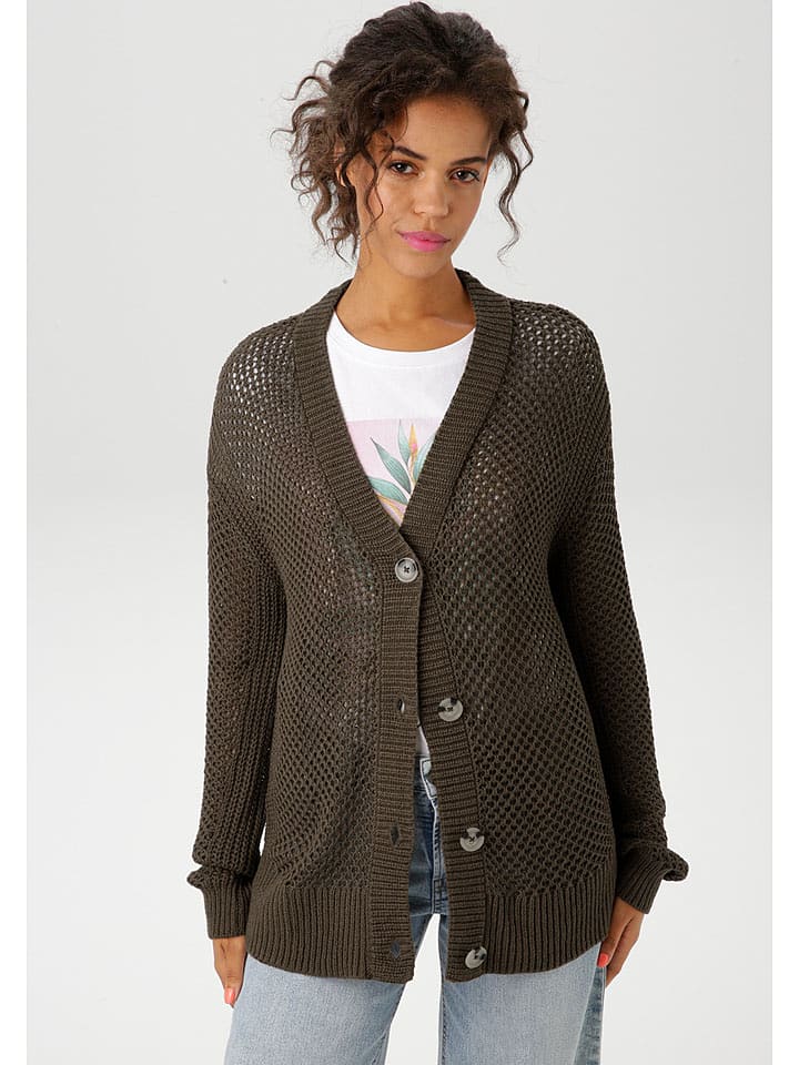 Aniston Kardigan w kolorze ciemnobrązowym rozmiar: 42