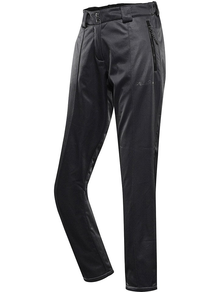 Alpine Pro Spodnie narciarskie "Ufeda" w kolorze czarnym rozmiar: L