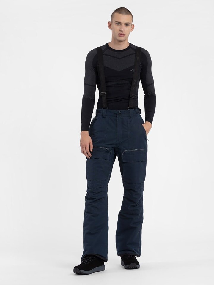 4F Spodnie narciarskie w kolorze granatowym rozmiar: L