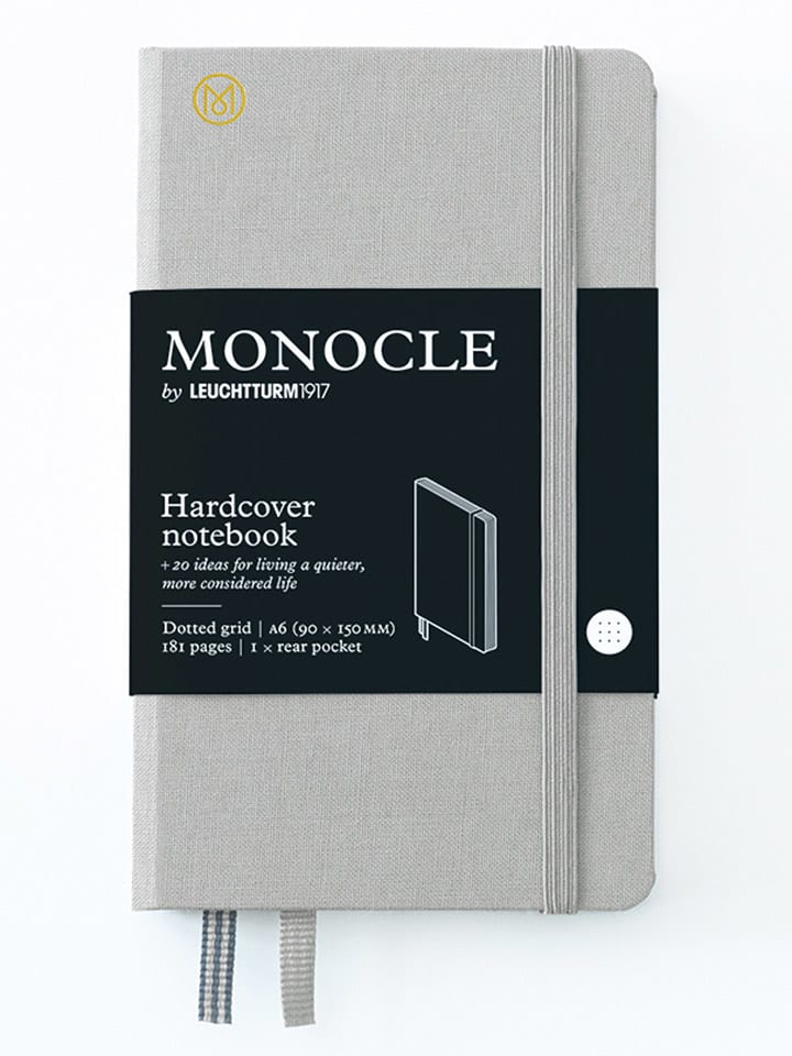 LEUCHTTURM1917 Notatnik w kolorze jasnoszarym w kropki - A6 rozmiar: onesize