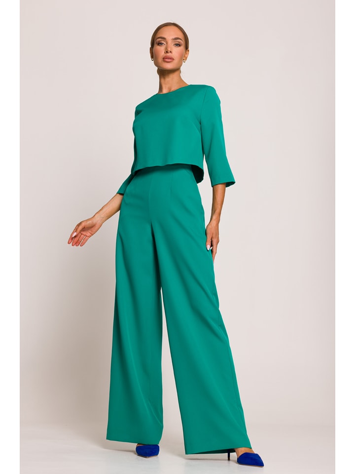 made of emotion Kombinezon w kolorze turkusowym rozmiar: S