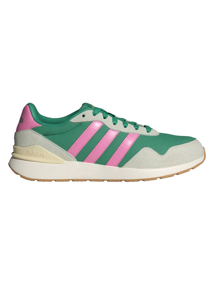 adidas Skórzane buty "RUN 60s" w kolorze zielono-różowym do biegania rozmiar: 39 1/3
