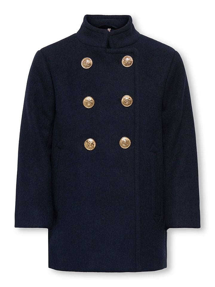 KIDS ONLY Płaszcz zimowy "Lannie" w kolorze granatowym rozmiar: 122