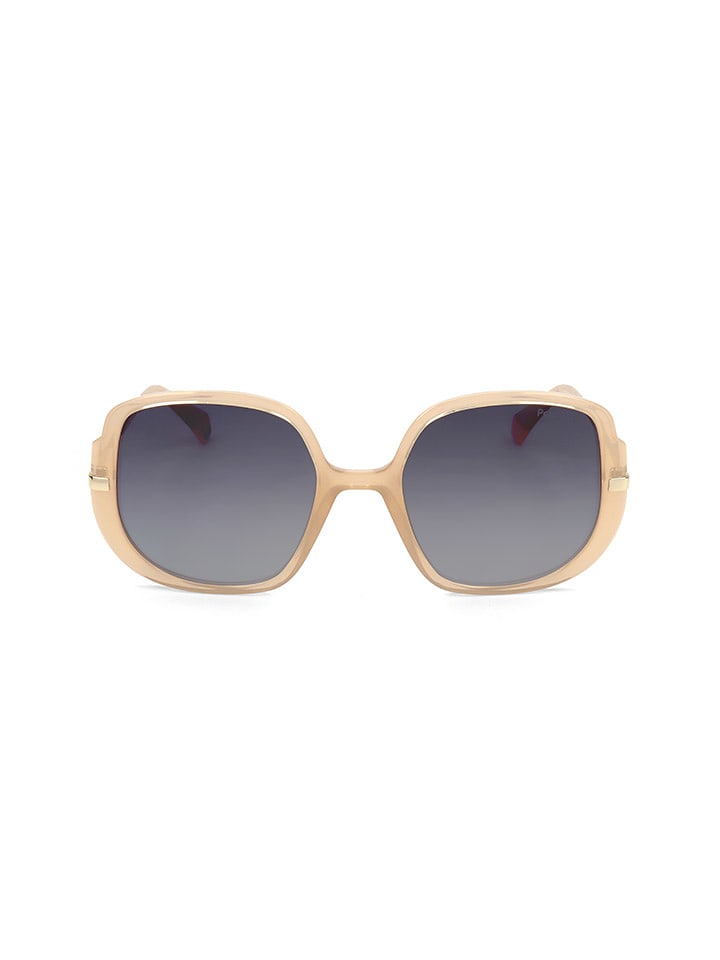 Polaroid Damskie okulary przeciwsłoneczne w kolorze granatowo-beżowym rozmiar: 53