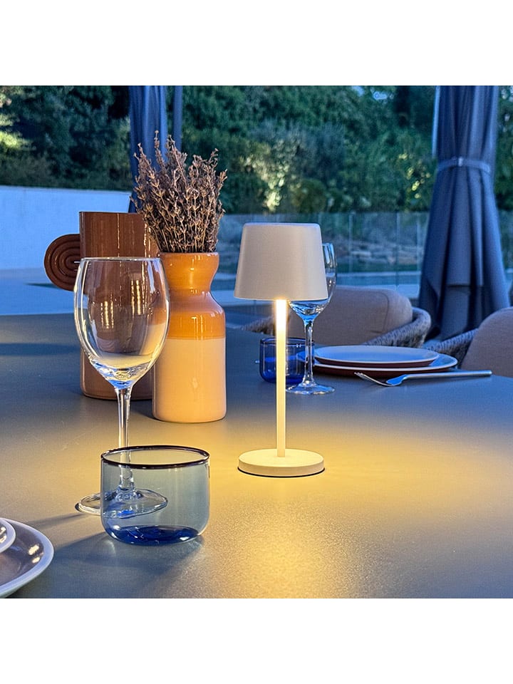 lumisky Lampa stołowa LED "Kelly Mini" w kolorze białym - wys. 21,6 x Ø 8,2 cm rozmiar: onesize