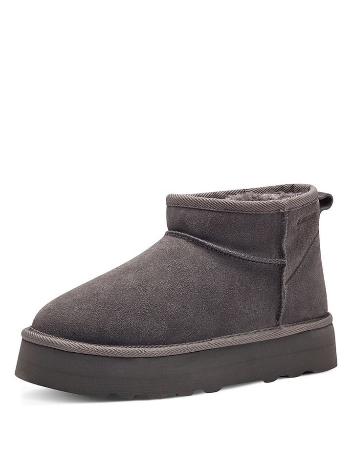 s.Oliver Skórzane botki w kolorze antracytowym rozmiar: 37