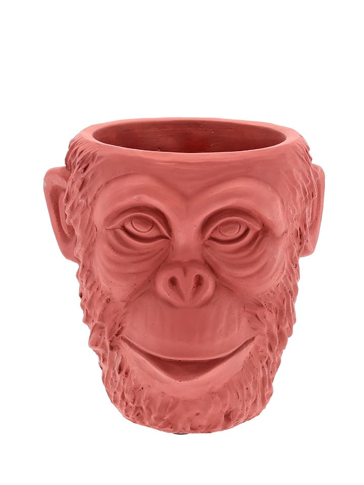 Villa Collection Doniczka "Calbe" w kolorze czerwonym - wys. 19 x Ø 19 cm rozmiar: onesize