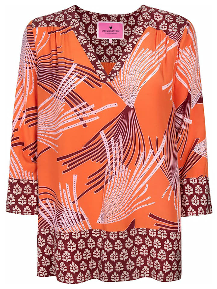 LIEBLINGSSTÜCK Bluzka "Ricarda" w kolorze pomarańczowym rozmiar: 36