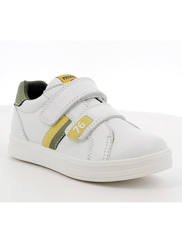 Primigi Skórzane sneakersy w kolorze białym rozmiar: 32