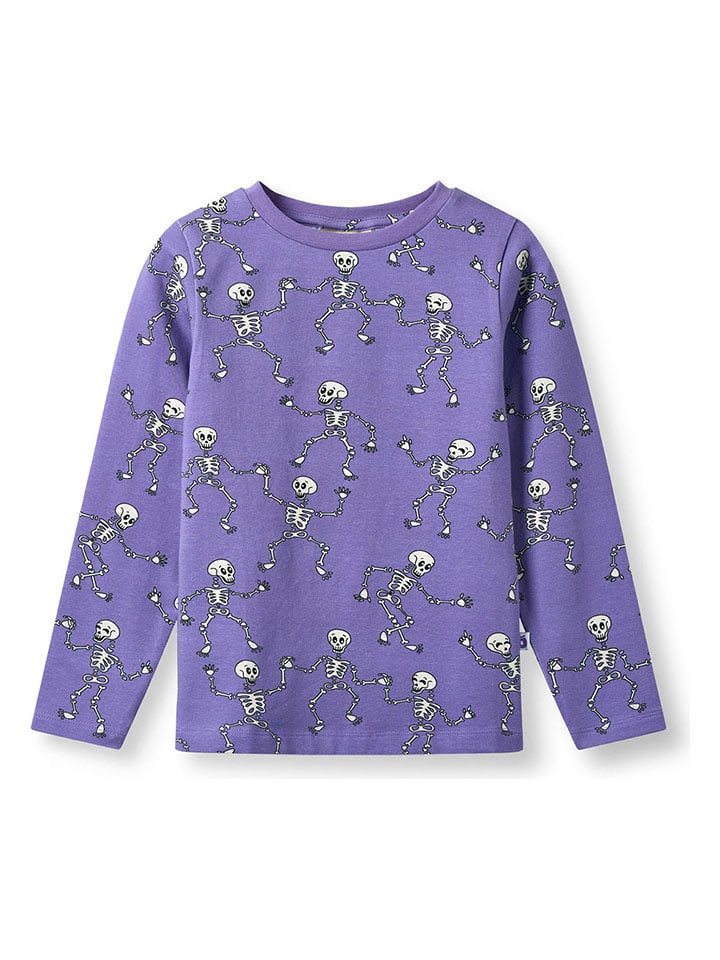 Småfolk Koszulka w kolorze fioletowym rozmiar: 122/128